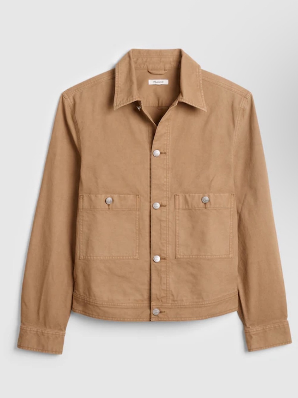 Madewell Men's Canvas Jacket in Camel Tan Small